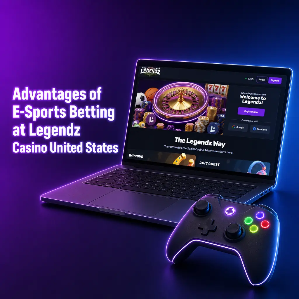 Legendz Casino esports betting app on mobile device