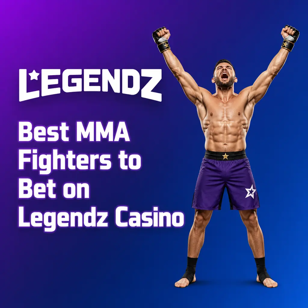 UFC fighters featured in Legendz Casino MMA betting odds
