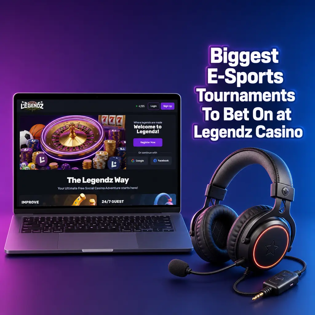 Esports tournament arena at Legendz Casino