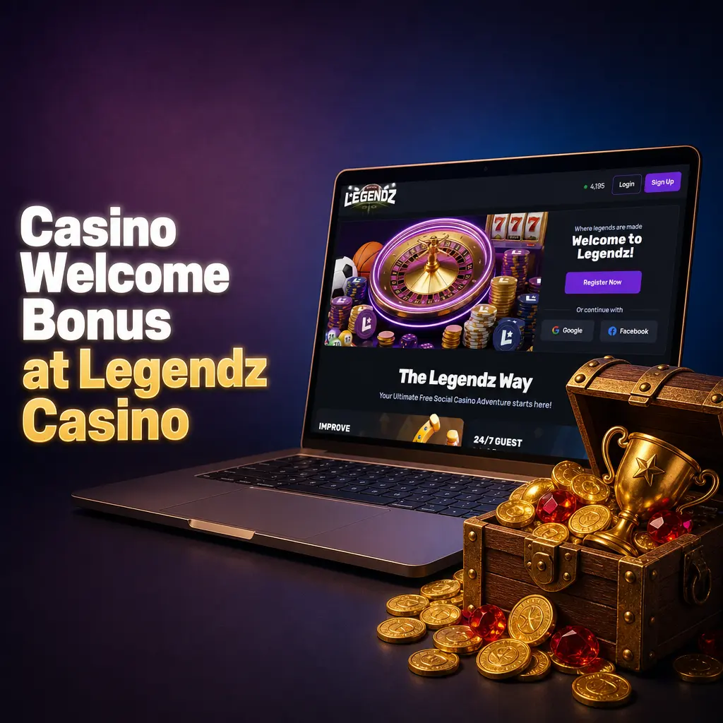 Legendz Casino welcome bonus