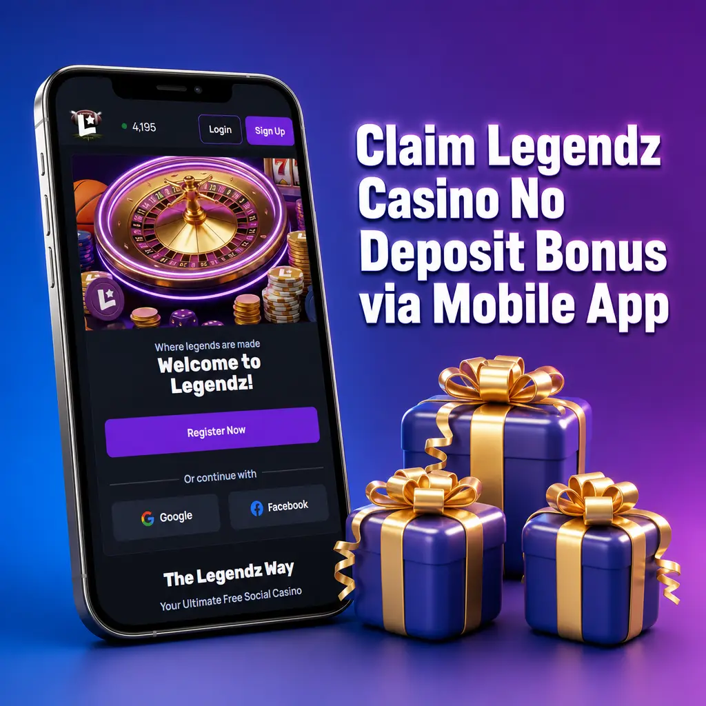 Legendz Casino mobile app screen