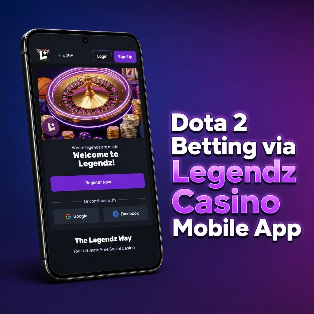 Legendz Casino Dota 2 mobile app interface