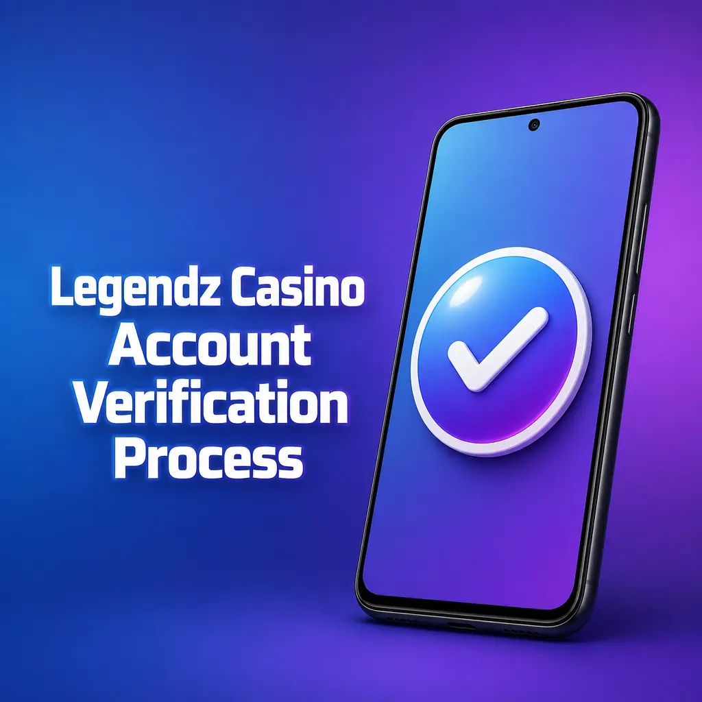 Legendz Casino account verification steps illustration