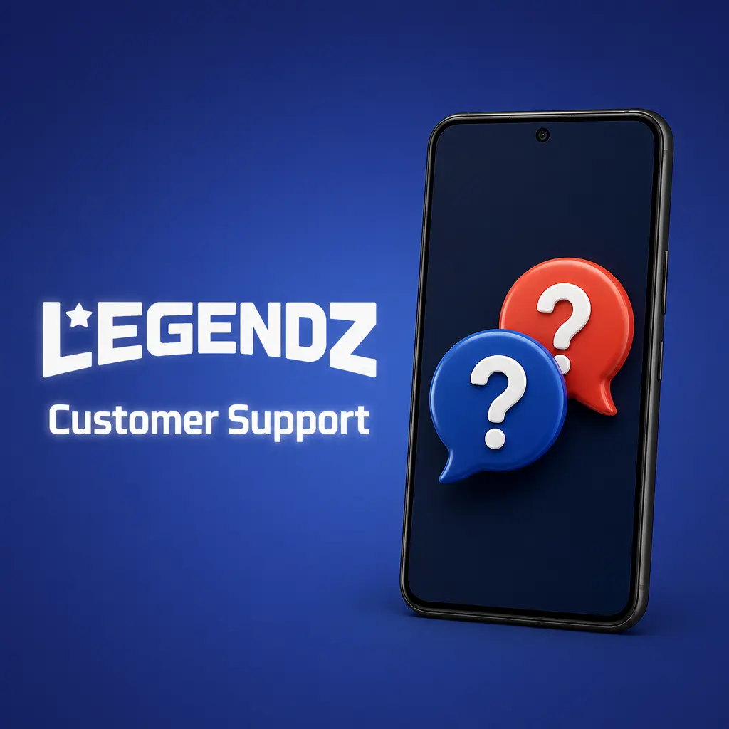 Legendz Casino customer support team helping a player
