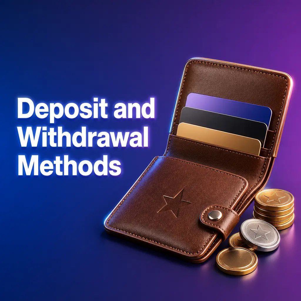 Deposit and withdrawal payment methods at Legendz Casino