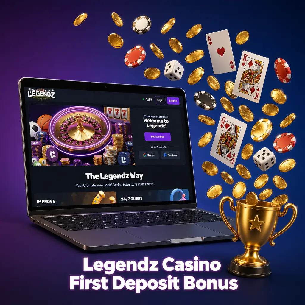 Legendz Casino first deposit bonus package