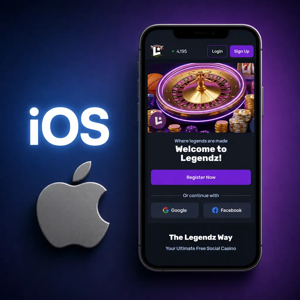 Legendz Casino iOS home screen web app