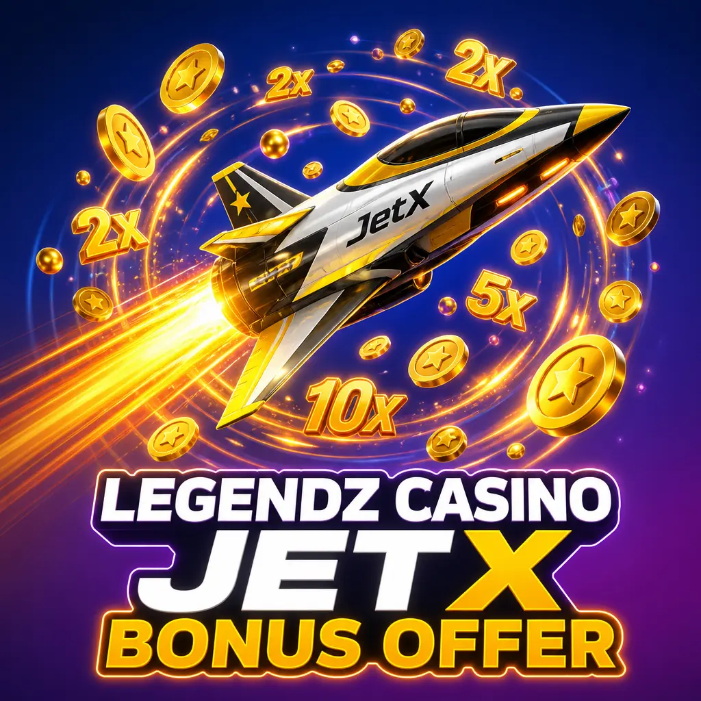 Legendz Casino JetX bonus offer