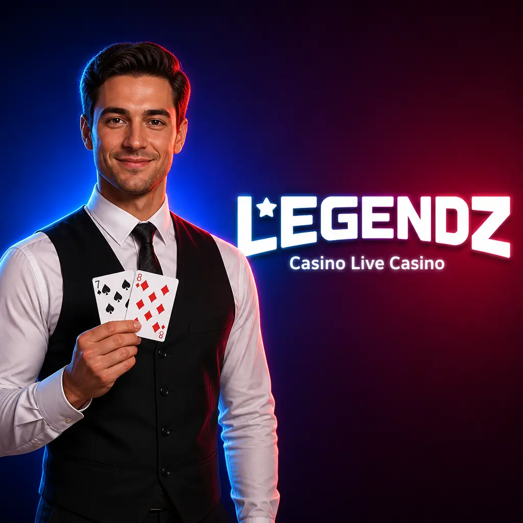 Live dealer studio at Legendz Casino