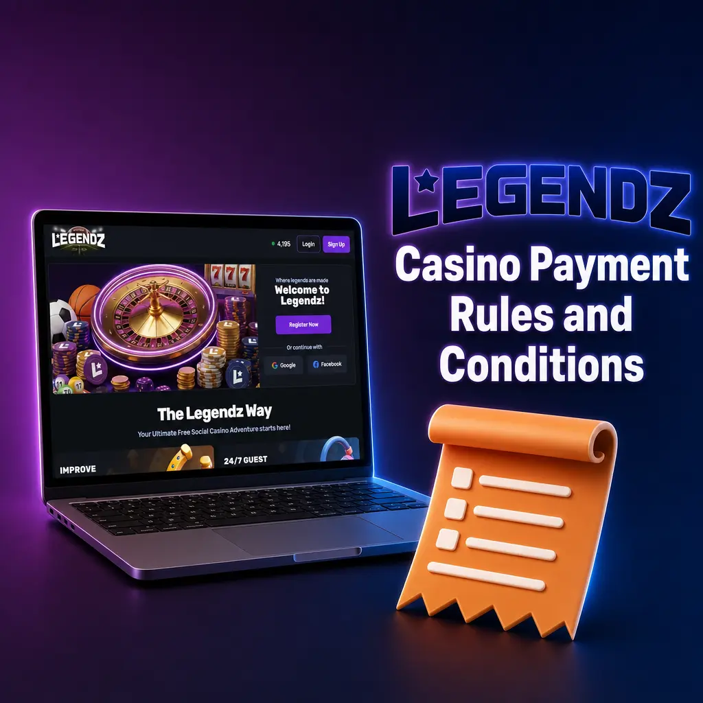 Legendz Casino payment verification and withdrawal rules