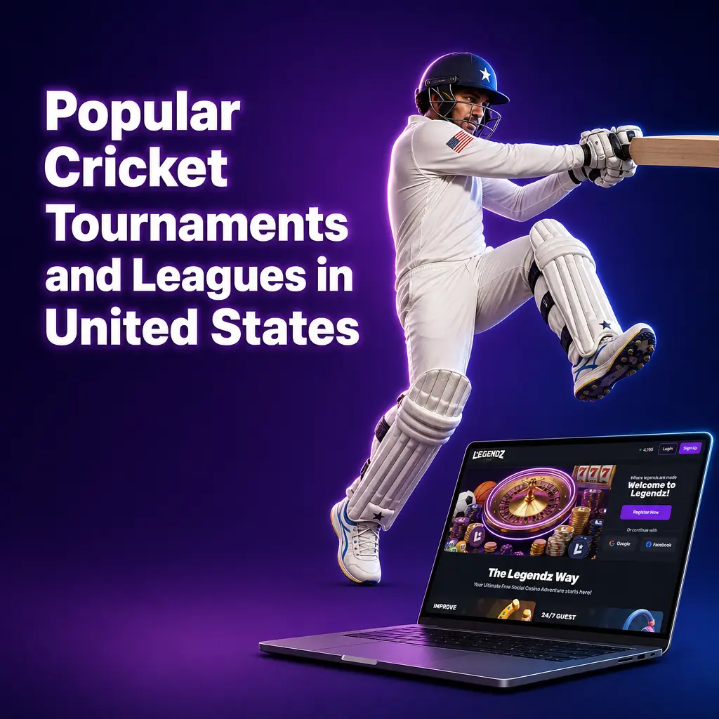 Cricket tournament action from a major league