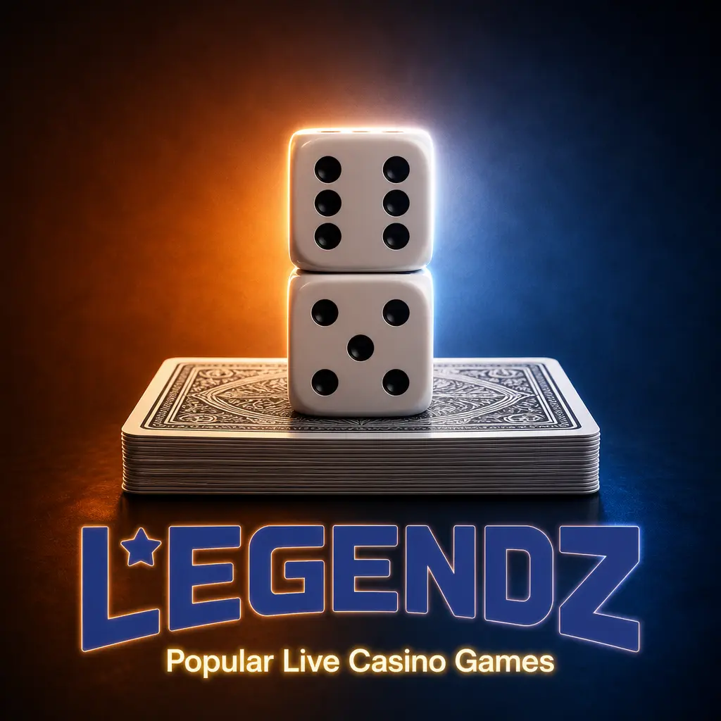 Live casino dealer streaming a table game