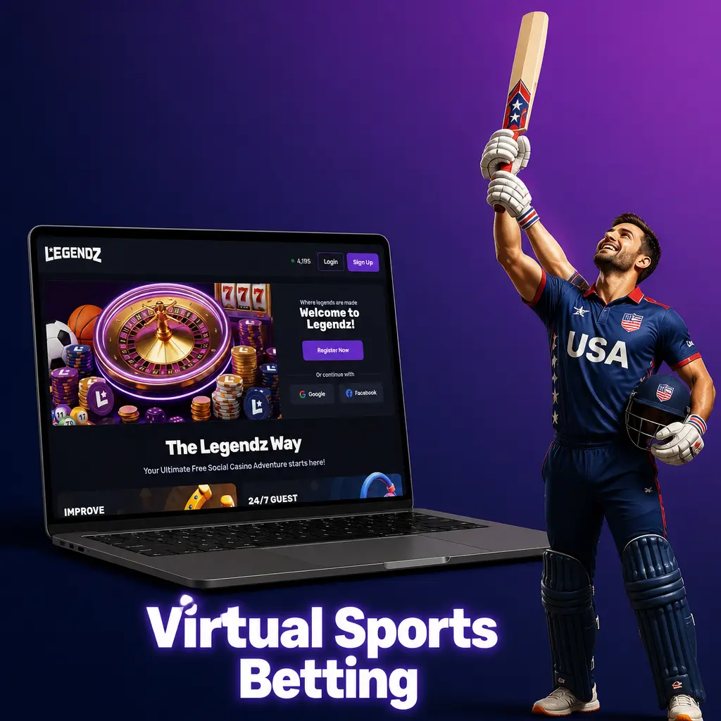 Virtual sports betting odds board at Legendz Casino