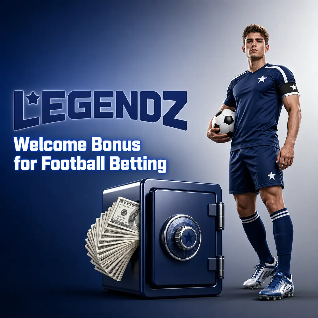 Football betting welcome bonus at Legendz Casino