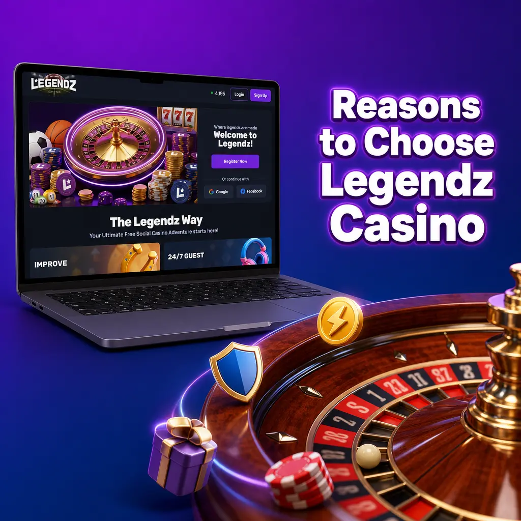 Legendz Casino platform combining sportsbook, slots, and live dealer tables