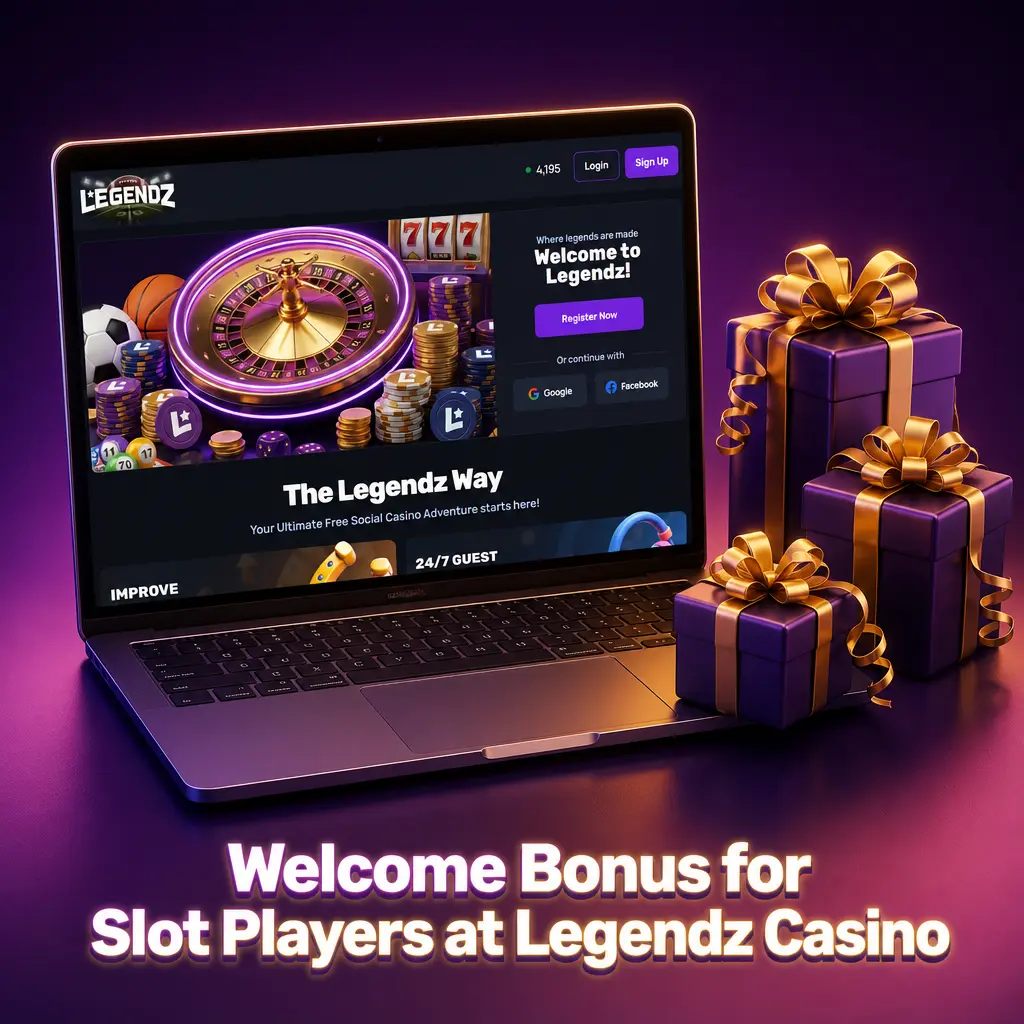 Legendz Casino welcome bonus slot coins