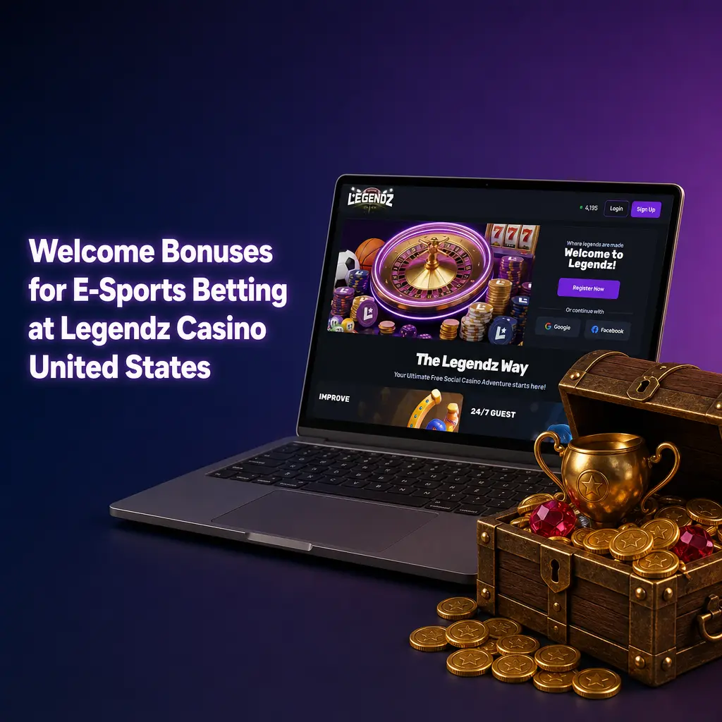 Legendz Casino welcome bonus for esports betting